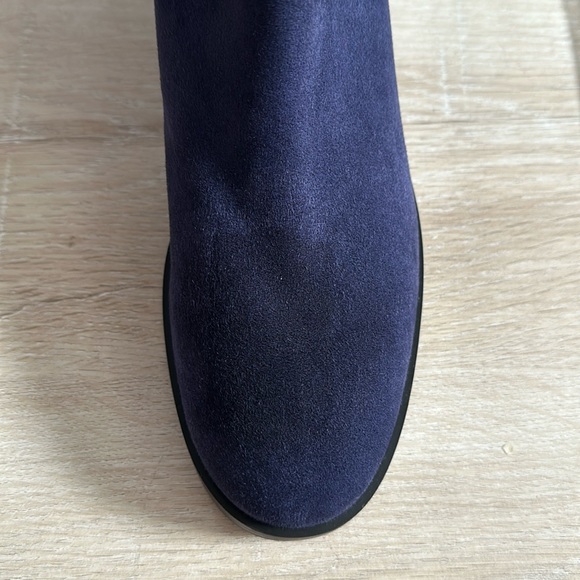 NWOB STUART WEITZMAN Greer City Boot 5050 Stretch Knee high, Navy, SUEDE, Sz 5.5 - Picture 8 of 13